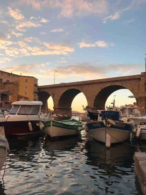 马赛Vallon Des Auffes : Le Cabanon De Mireille别墅 外观 照片